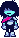 Pixel art of Kris from Deltarune